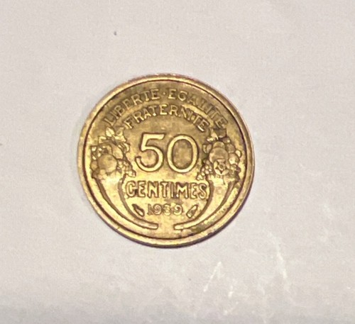 Monnaie centimes 1939 - -, 50