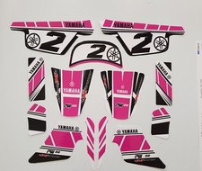 Graphic Kit Deco Rose MX GIRLY pour YAMAHA PW 50 PW50 Piwi Qualité Standard