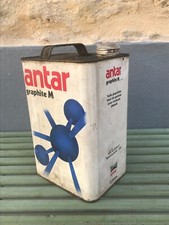 Ancien bidon d'huile "ANTAR"