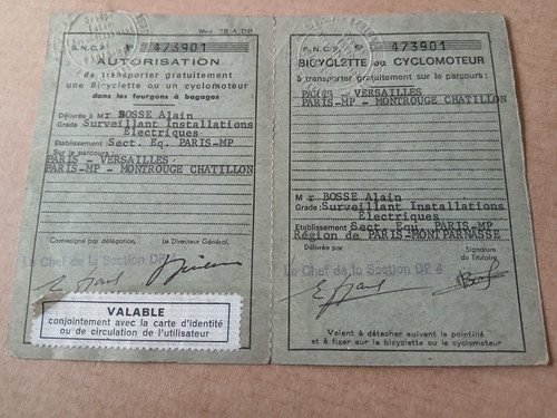 Sncf train authorization - authorization, to