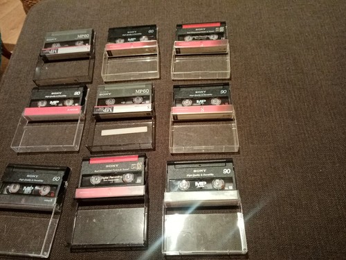 Lot sony cassette mp - k7,