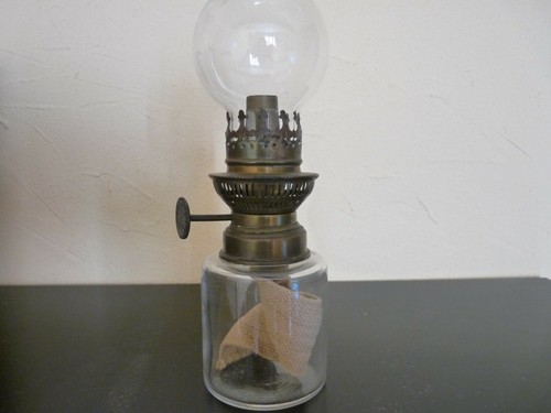 Ancienne lampe verre - lampe,