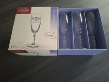 6 Flûtes A Champagne 17 Cl Cristal D'arques Modèle Dampierre