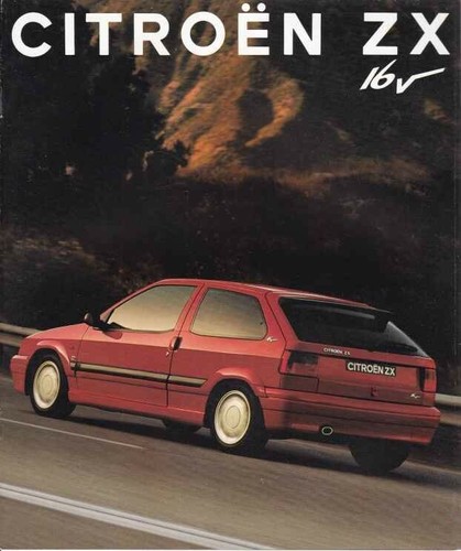 Catalogue brochure citroën - citroën, zx
