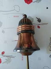 ancienne belle et rare grosse Boule d'escalier rampe cuivre