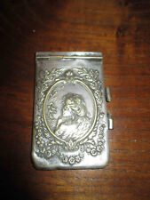 ancien carnet de bal métal