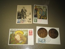 lot 5 cartes 1 er jour 1970
