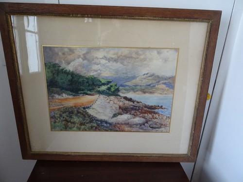 Tableau chemin bord - le, de