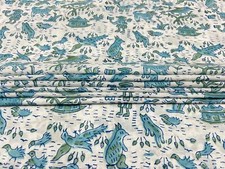 Tissu coton indien Sanganeri