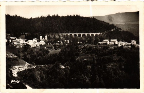 Cpa morbier viaduc - morbier, le
