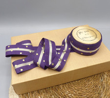 Anicen Ruban en Soie - Textile Mercerie Ancienne - Début XXème - 6 Mètres