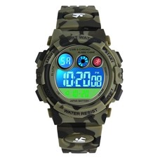 Montre pour Enfants Digital Outdoor Sport étanche Garçons Montres Alarme 12/2...