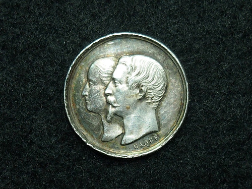 Medaille argent 16mm caque - medaille,