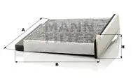 Filtre habitacle derrière - filtre, d'habitacle