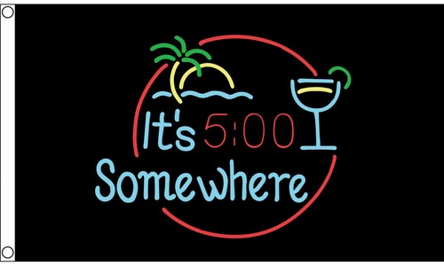 Est five clock somewhere - o',