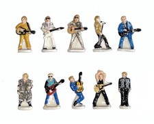 Série complète de 10 fèves