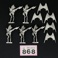 5 Scourges Drukhari Eldar Noir Warhammer 40,000 3RD Édition 1998 40K Métal