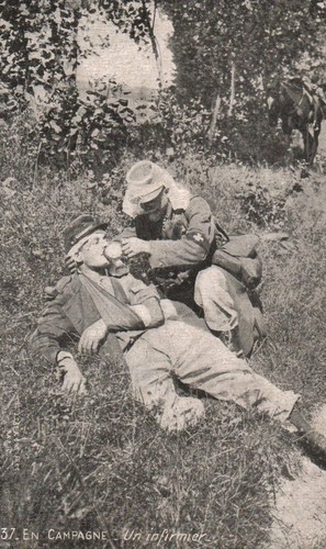 Cpa militaria en - militaria,