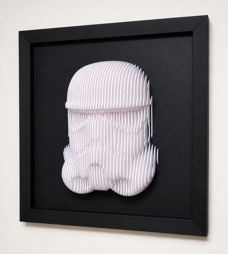 Casque stormtrooper cadre en - casque, stormtrooper,