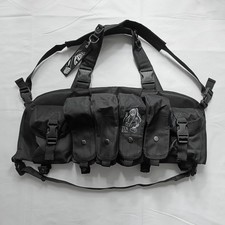 Zen Devils - Chest Rig [black] Tactical Vest Chest Bag Carrier Pouches Techwear
