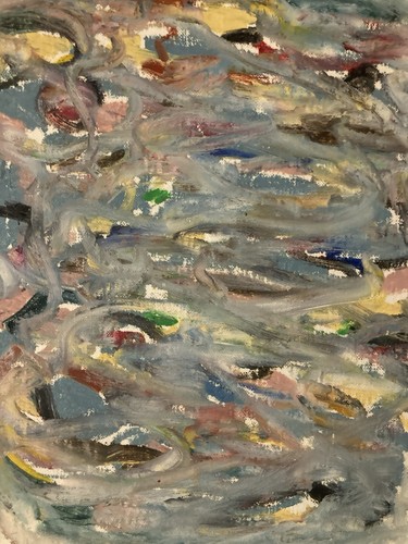 Peinture huile papier - huile,