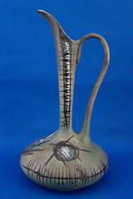 Bruno BARATTI Italie Vase futuriste céramique gravée à l'acide décor abstrait XX