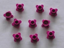 10 x fleur LEGO Magenta Flower