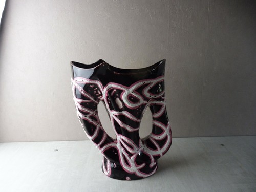 Ancien grand vase fat - grand, lava