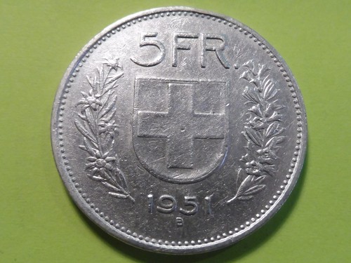 Monnaie suisse frs argent - ,