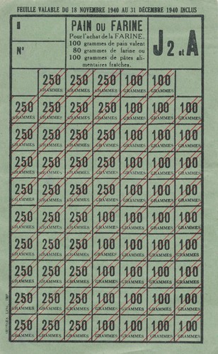 Papier militaria ww2 tickets - papier,