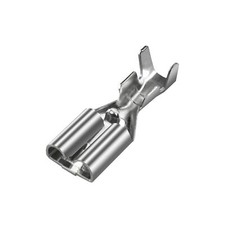 Lot de 100 cosses à sertir femelle à épissure rapide 63 mm Connecteur à serti...