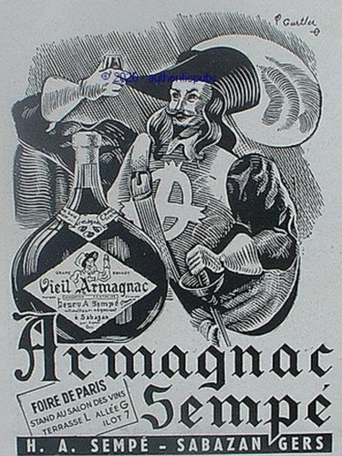 Publicite sempe vieil - publicite, armagnac