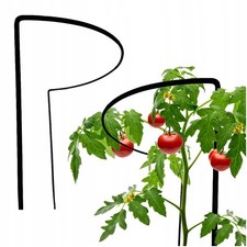 Support pour plantes à fleurs et plantes grimpantes noir 70 cm acier