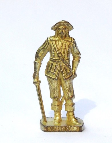 Figurine métal doré kinder - figurine,