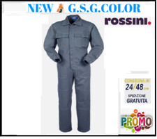 Combinaison De Travail SerioPlus+ BLANCHE Avec Élastique À La Taille TG S GRIS