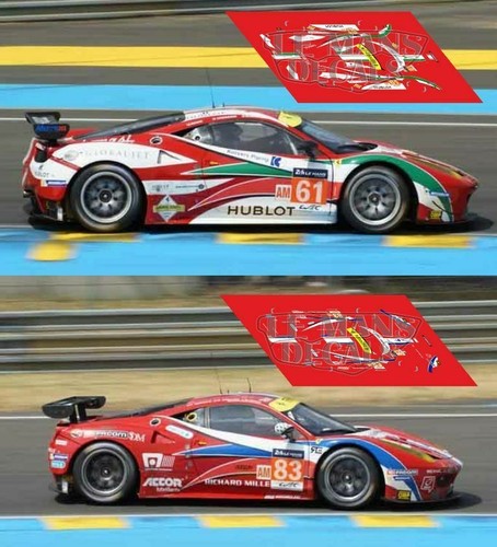 Décal ferrari 458 - décal, italia