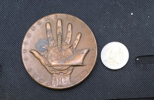 Médaille bronze port - médaille,