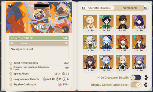 Genshin impact account - genshin,