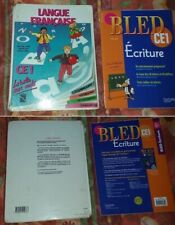 Langue française CE1 + bled CE1 écriture 2 livres