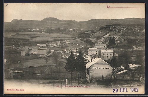 Cpa lizon lavans jura vue - cpa, lizon-lavans