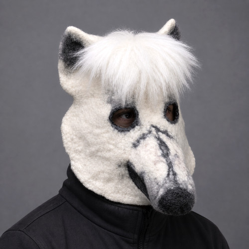 Masque ours polaire fait - d'ours,