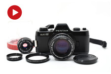 Appareil photo argentique Pentax Auto 110 avec 24 mm 50 mm f2,8 du JAPON...