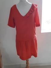 Ba&sh Robe pure soie corail Taille 1  PARFAIT ETAT 
