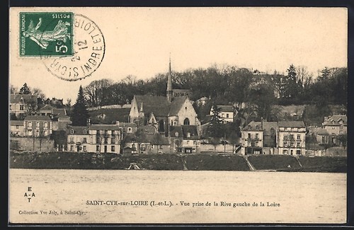 Cpa saint cyr sur loire - cpa, vue