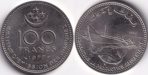 100 francs 1977 - francs,
