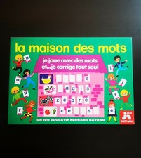 Vintage 1974 LA MAISON DES MOTS Jeux Nathan Complet Jeu Éducatif Pour 6-9 ans