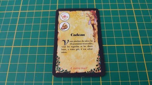 Carte sortilège cadeau niveau - cadeau,