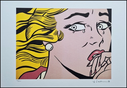 Roy lichtenstein crying jeune - lichtenstein,
