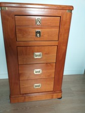 meubles de rangements 4 tiroirs, merisier massif