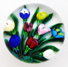 1988 Presse-papier Saint-Louis Crocus